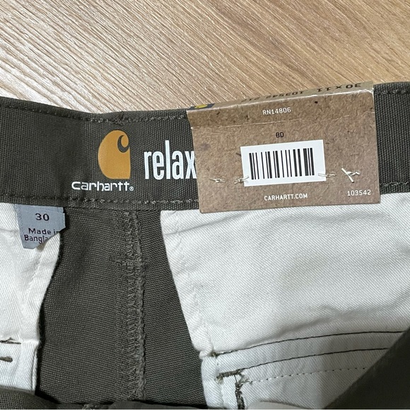 Carhartt Rugged Flex® Rigby Cargo Short Mens 30x11 Tarmac Relaxed Fit Canvas NWT - Picture 3 of 5